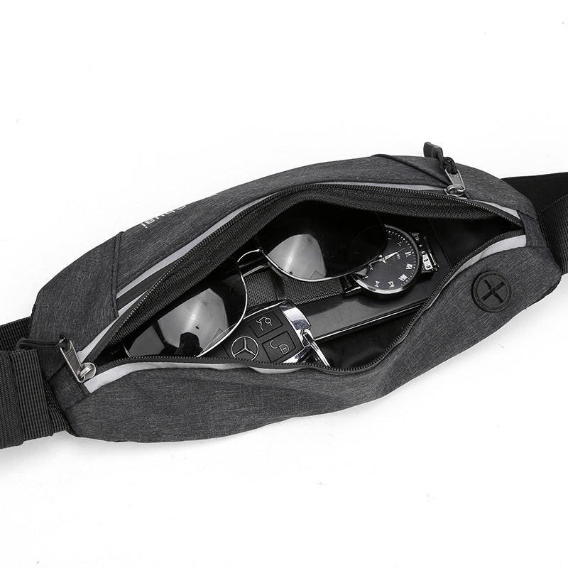 Fanny Pack for Women Men Water Resistant Small Waist Pouch Slim Belt Bag withPockets for Running-1