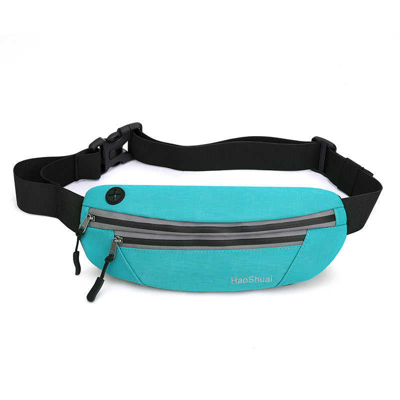 Fanny Pack for Women Men Water Resistant Small Waist Pouch Slim Belt Bag withPockets for Running-6