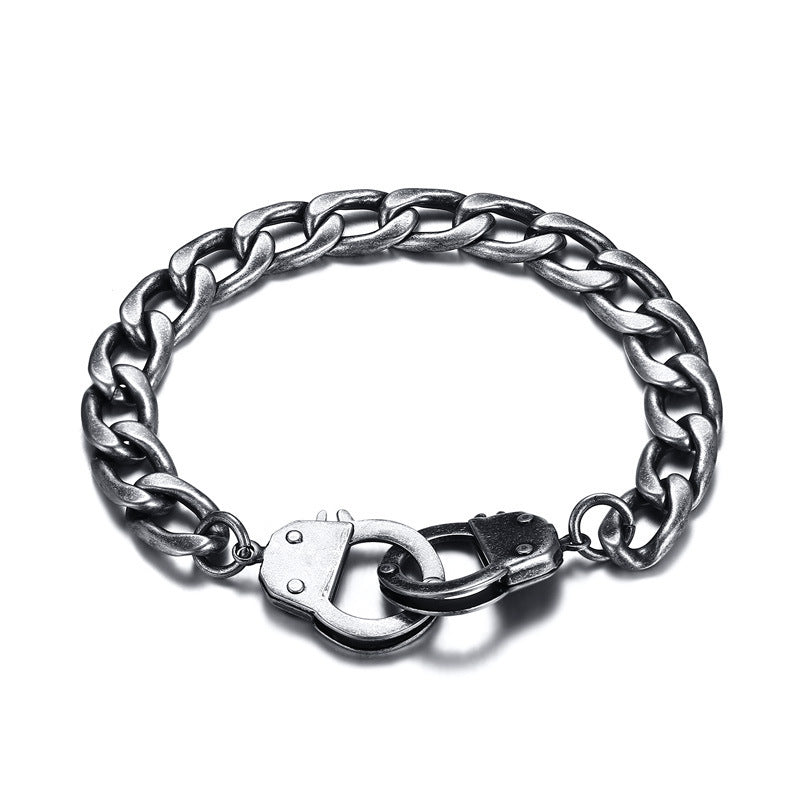 Titanium Steel Handcuffs Bracelet