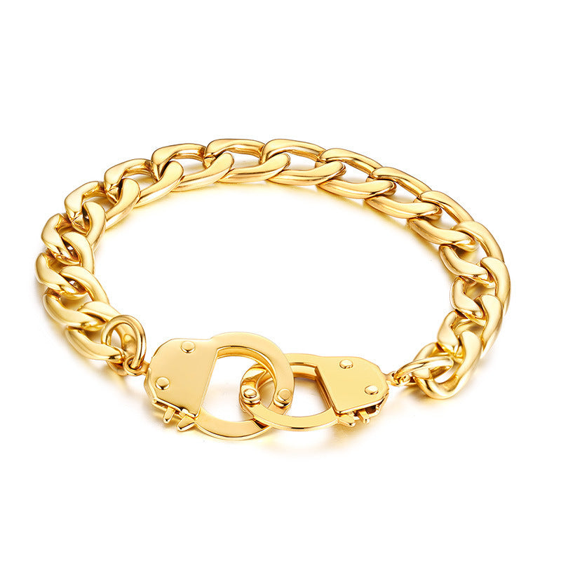 Titanium Steel Handcuffs Bracelet