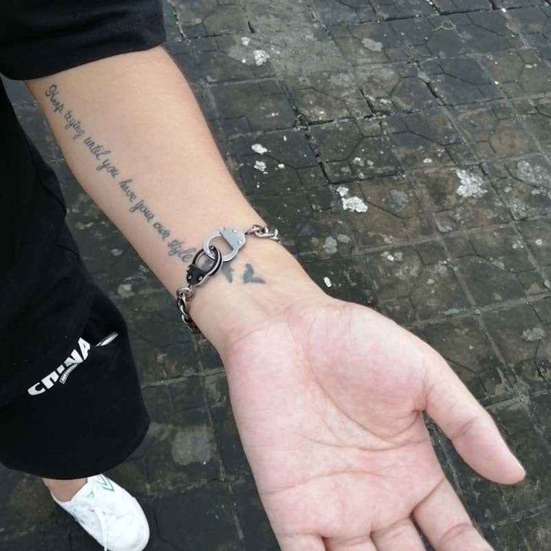 Titanium Steel Handcuffs Bracelet