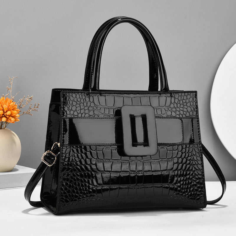Elegant Glossy PU Handbag – Fashion Every Occasion