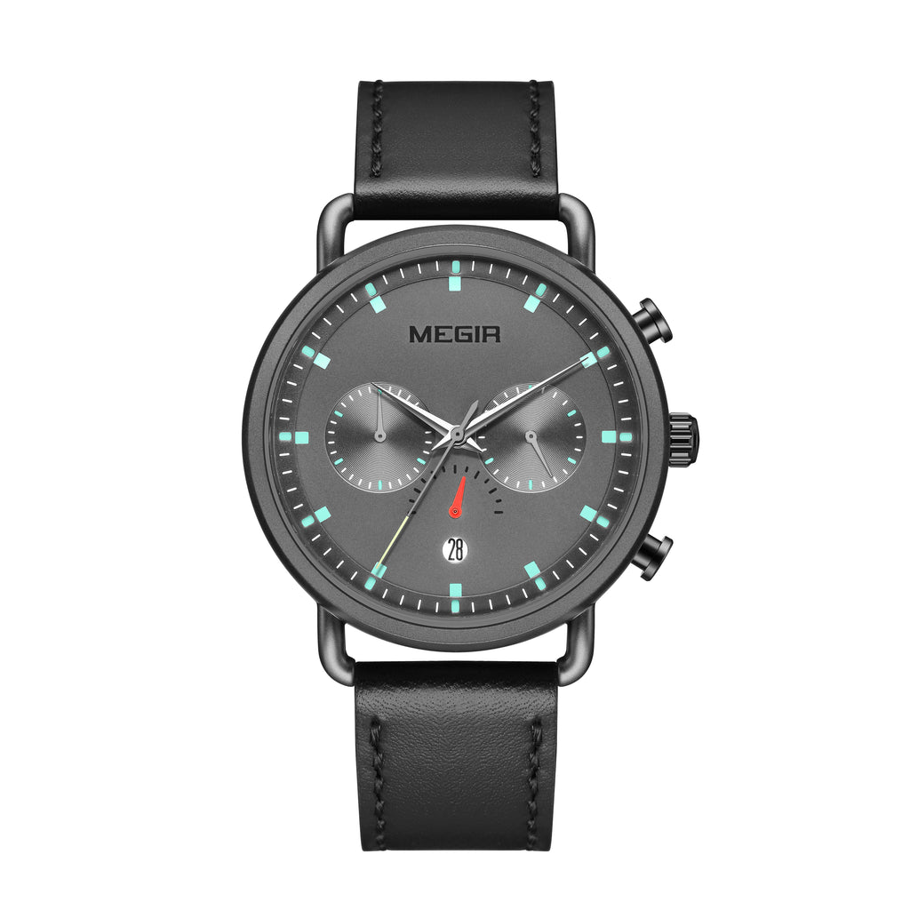 MEGIR Men Watch Top Brand Fashion Casual Quartz Watches Waterproof Date Man Sports Military Wristwatch Clock Relogio Masculino-9