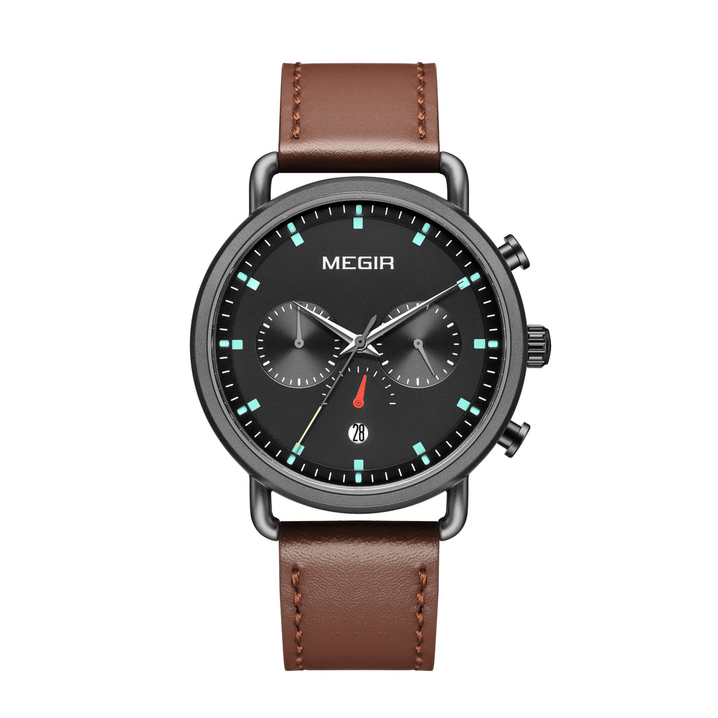 MEGIR Men Watch Top Brand Fashion Casual Quartz Watches Waterproof Date Man Sports Military Wristwatch Clock Relogio Masculino-10
