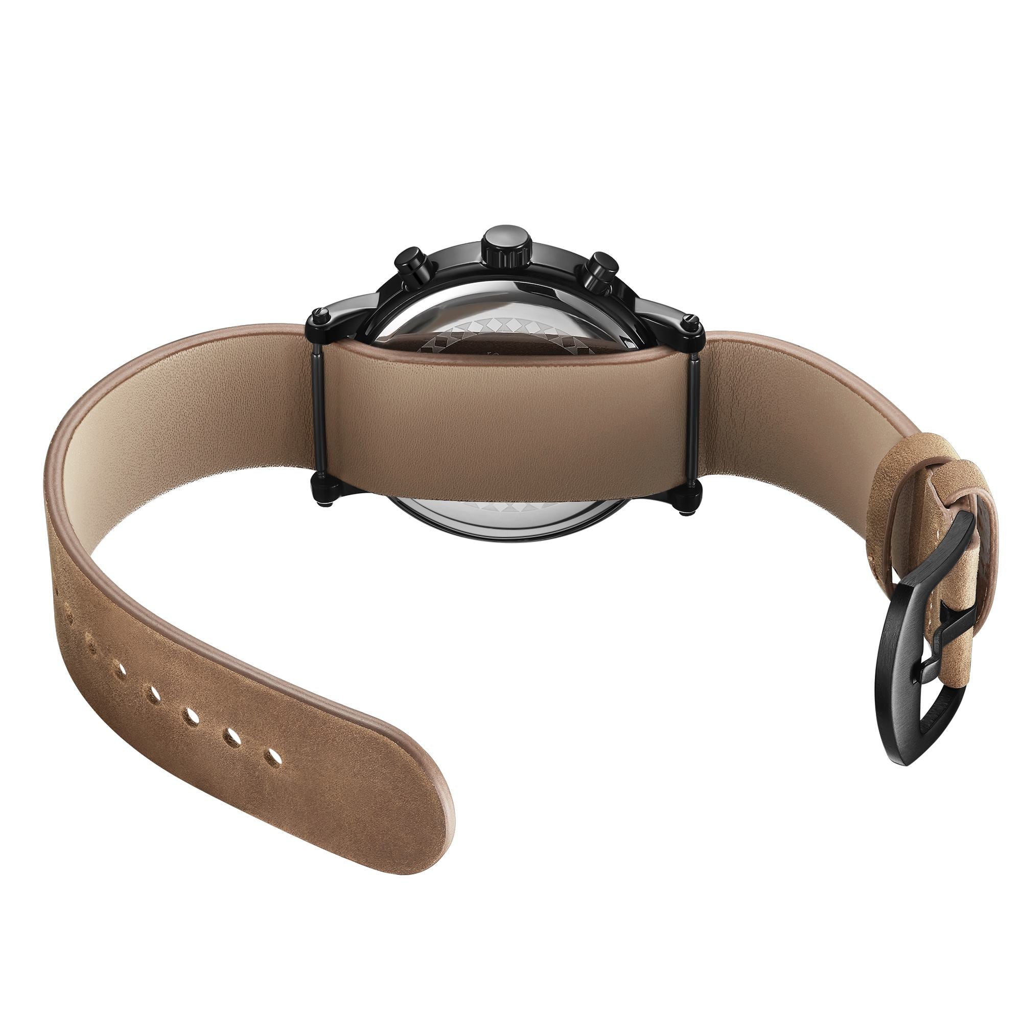 MEGIR Fashion Mens Watches Leather Military Sport Watch Chronograph Luminous Waterproof Quartz Wristwatch Man Clock Reloj Hombre-10