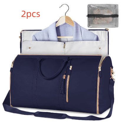 Large Capacity Travel Duffle Bag – Women's Foldable Suit & Clothes Organizer