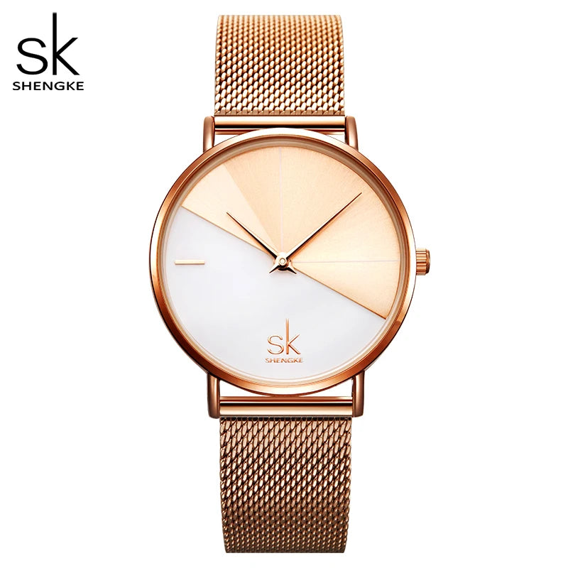 SK Creative Rose Gold Watch