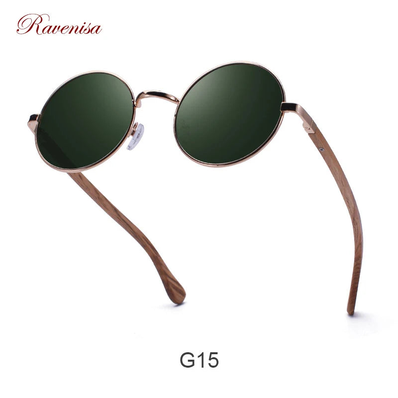 Ravenisa Orion Polarized Wood - Round Shades