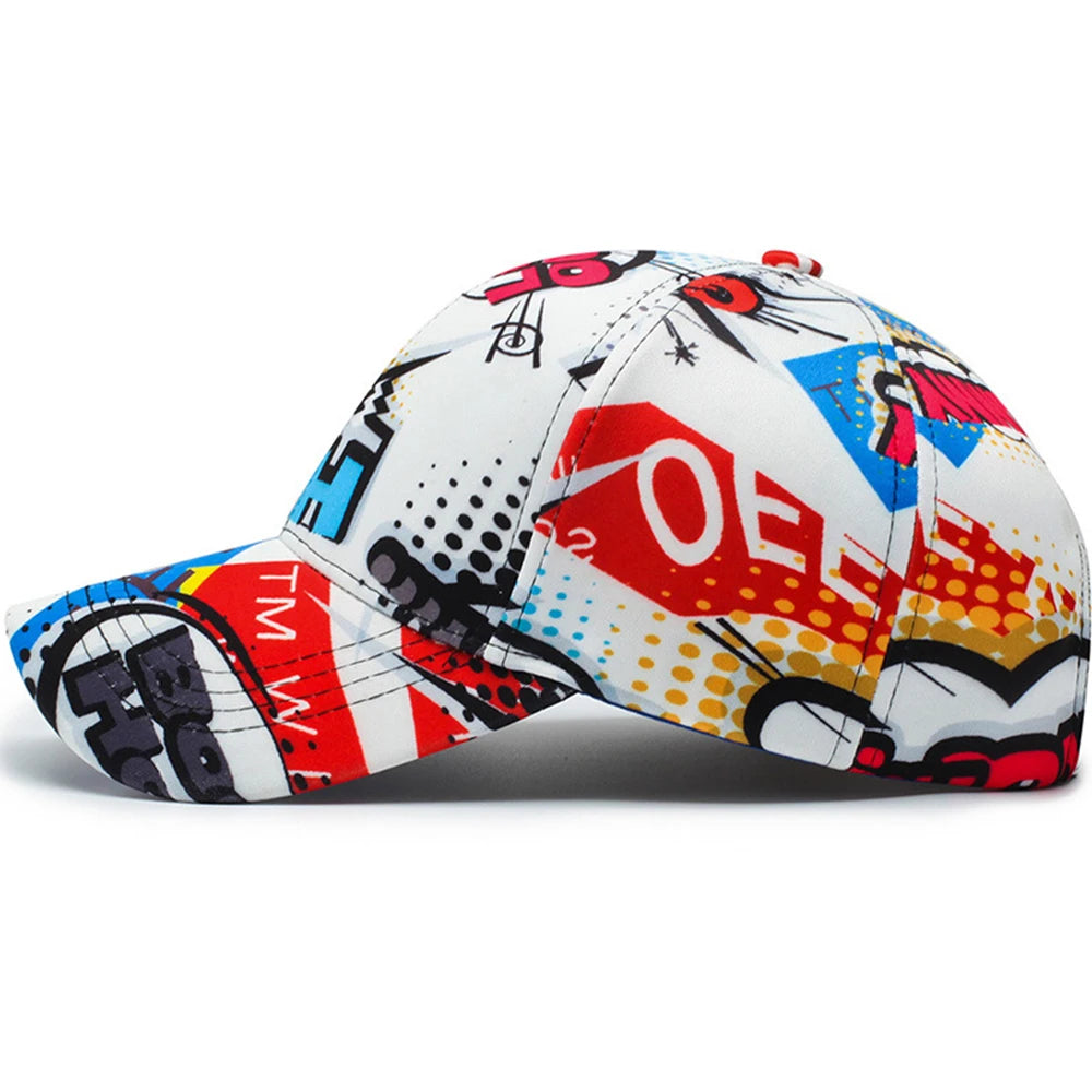 FS™ Graffiti Streetwear Cap – 2025 Designer Edition for Men & Women