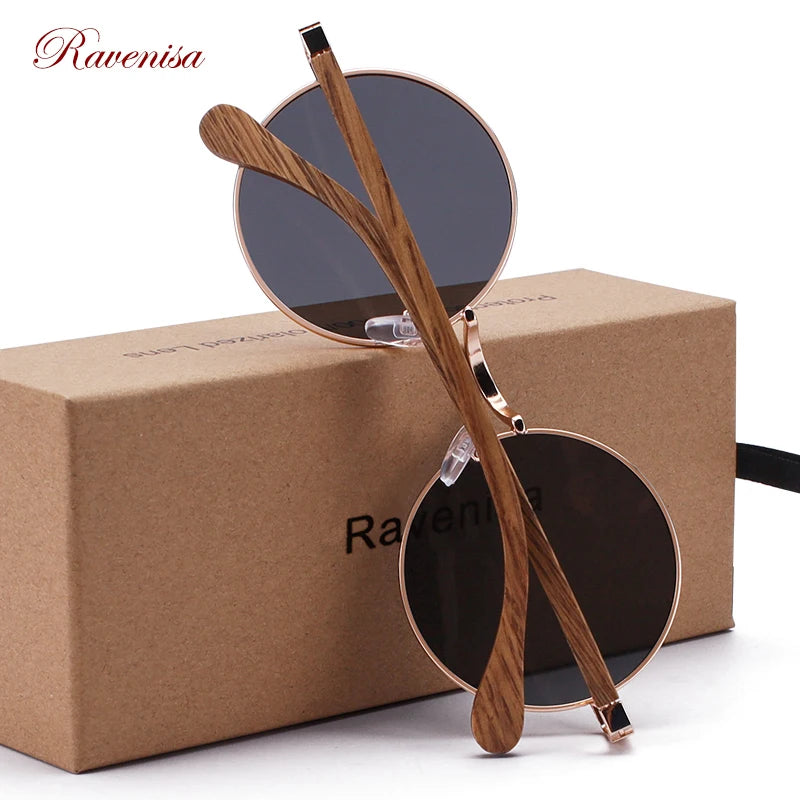 Ravenisa Orion Polarized Wood - Round Shades