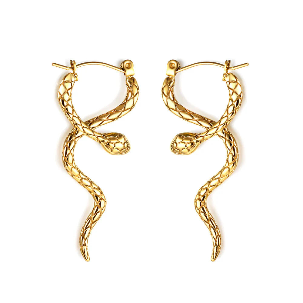 Aulala Snake Earrings-0