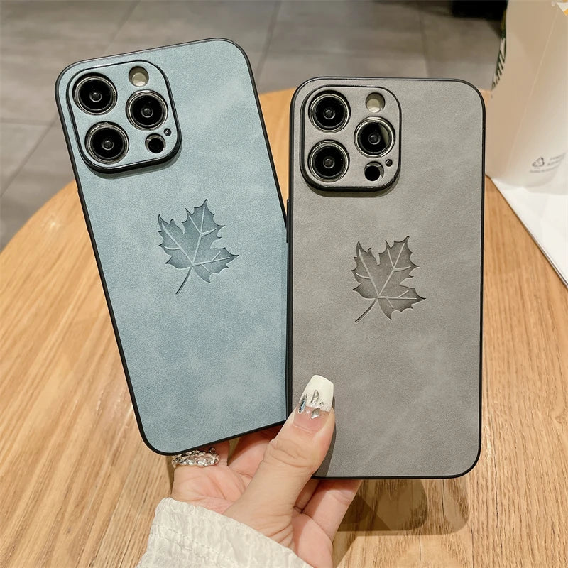 Vintage Leather Case for iPhone 11–16 Pro Max