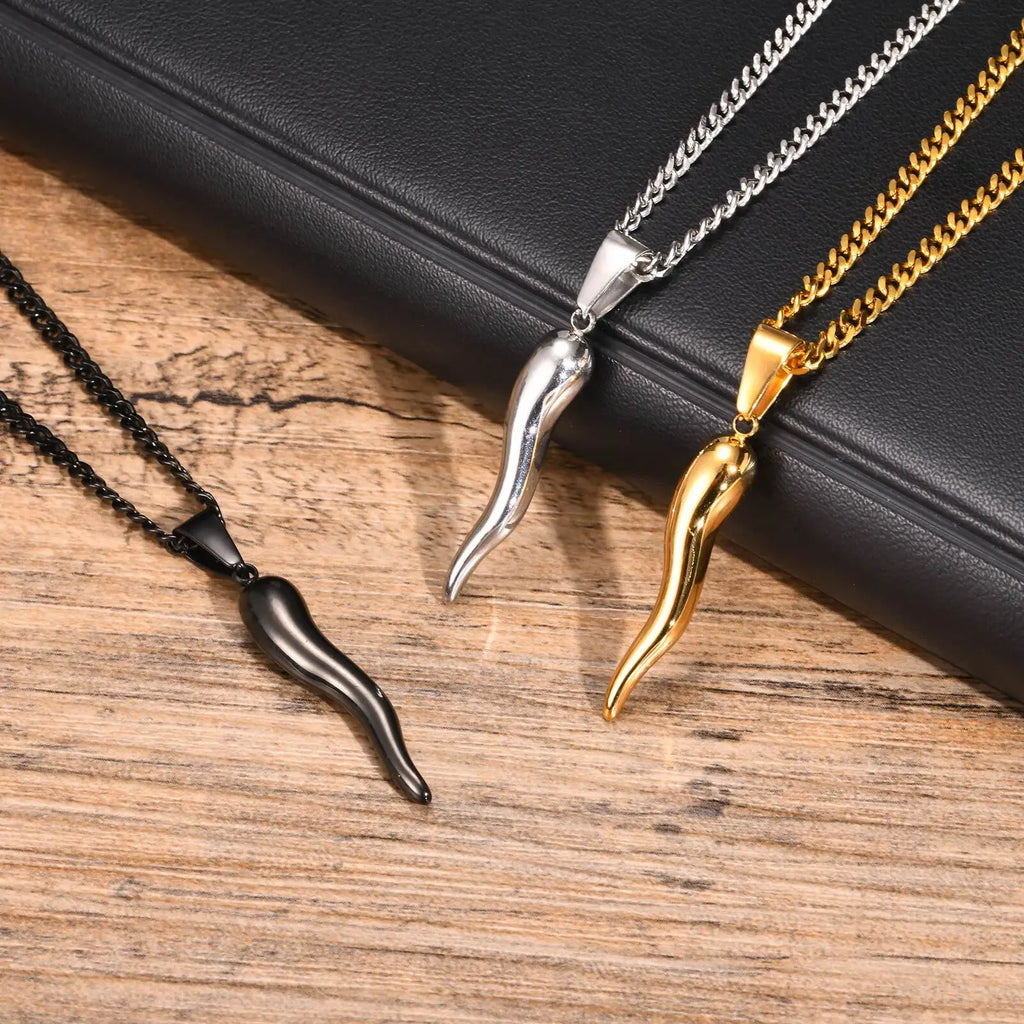 Cornicello Fortuna Necklace – Italian Horn
