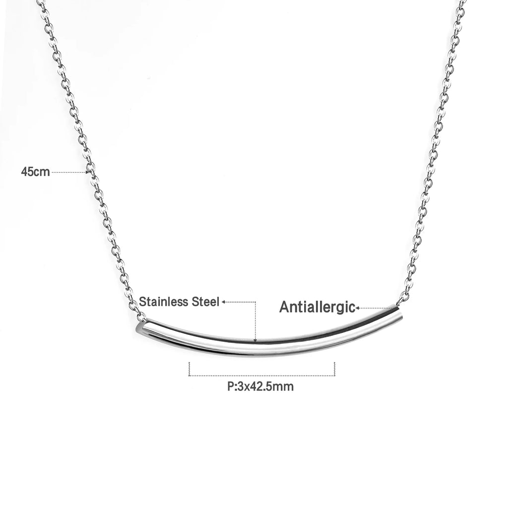 Arc Bar Necklace