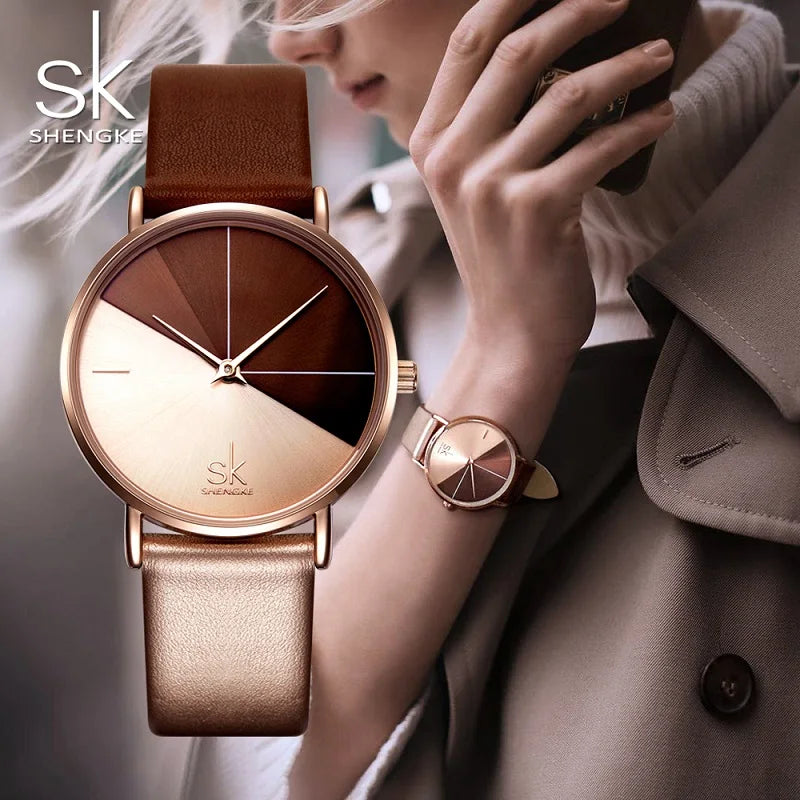 SK Creative Rose Gold Watch