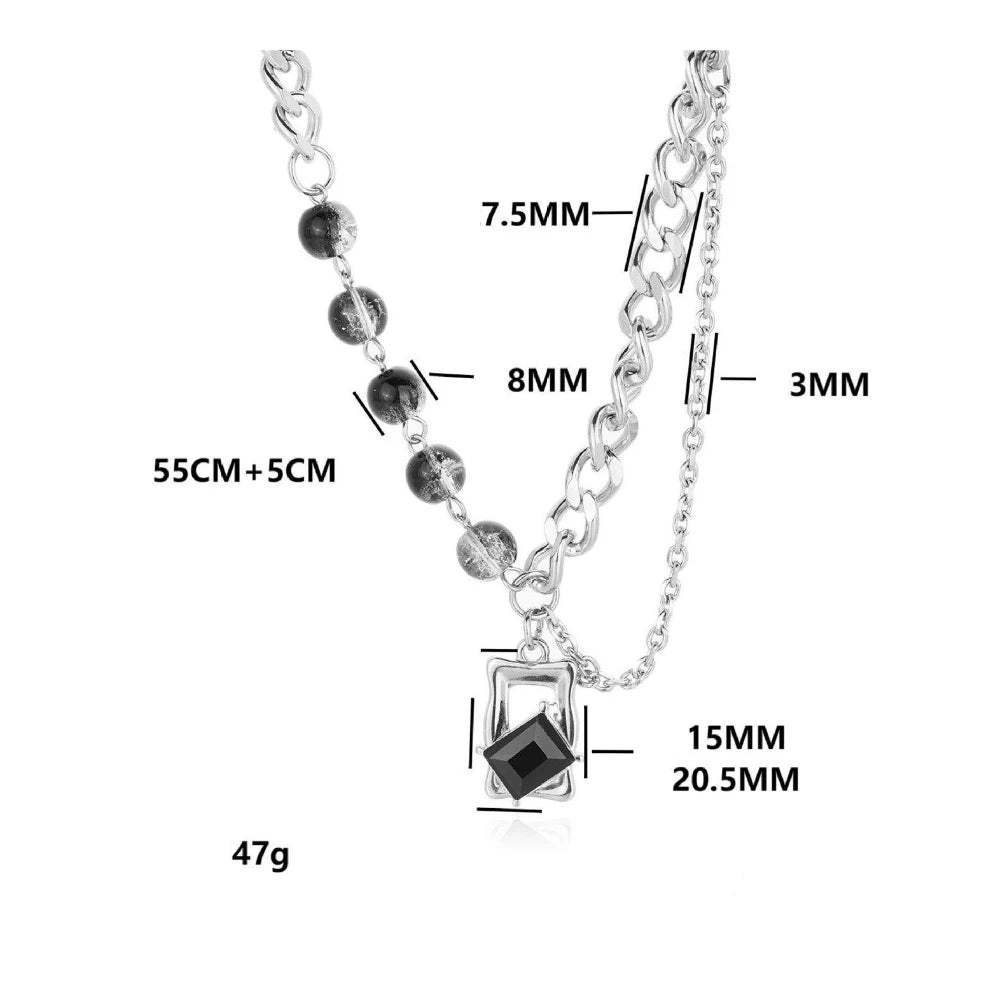 Vera Dual-Layer Pendant Necklace