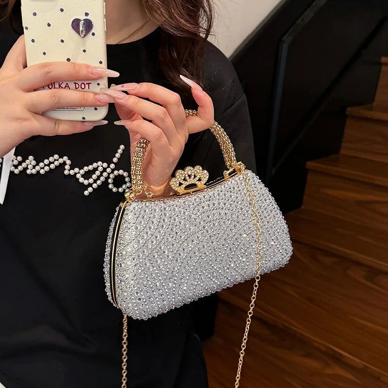 Luxury Rhinestone Evening Clutch