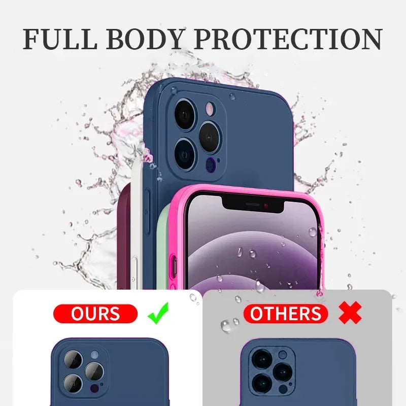 Multi-Color Liquid Silicone iPhone Case