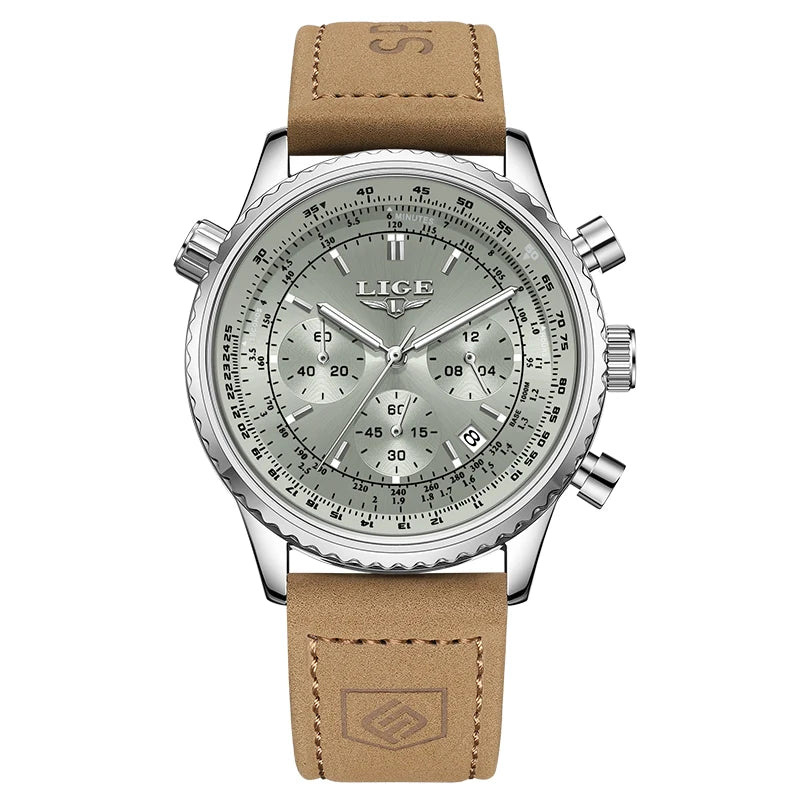 LIGE Emerald Chronograph Watch