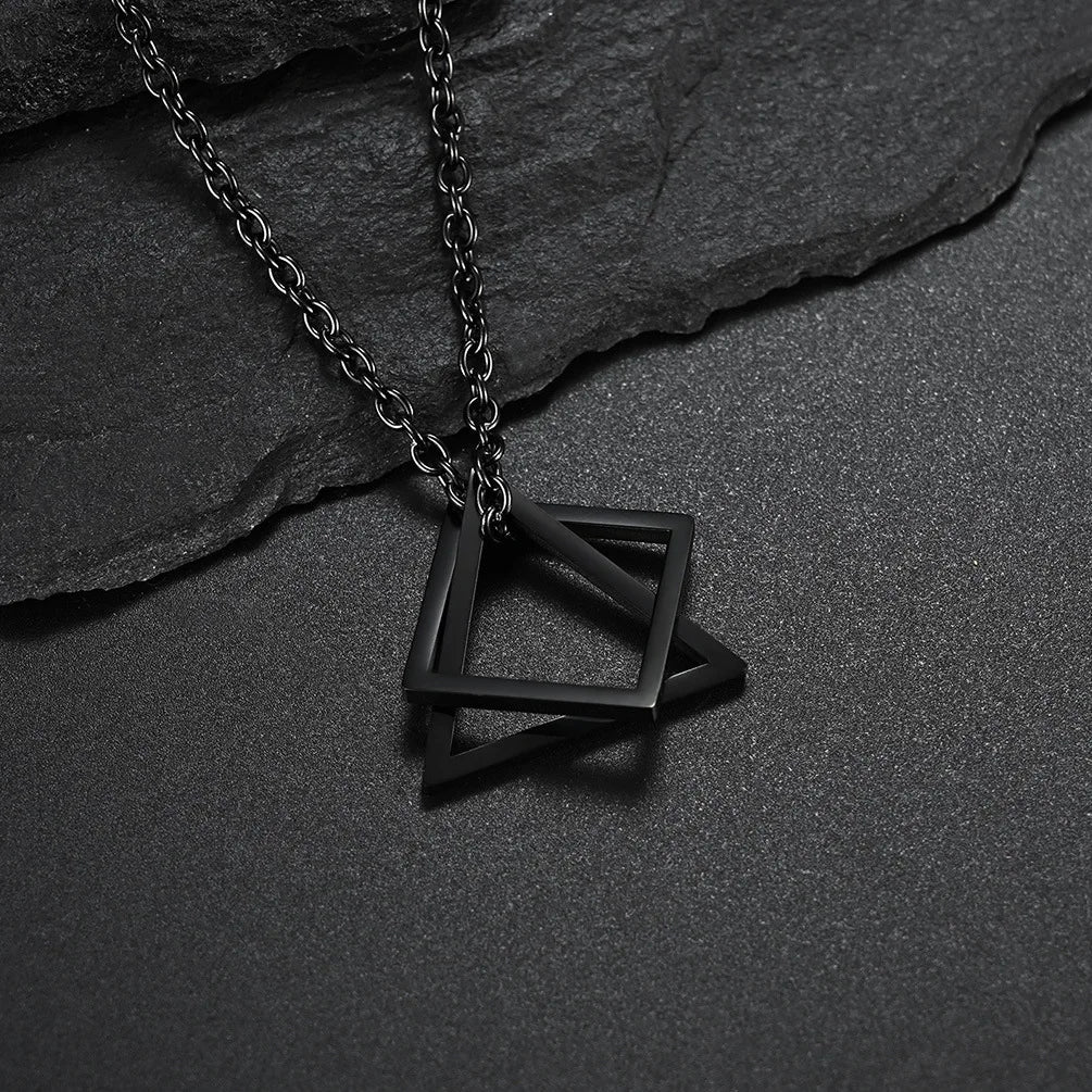 Aether Geometric Fusion Necklace