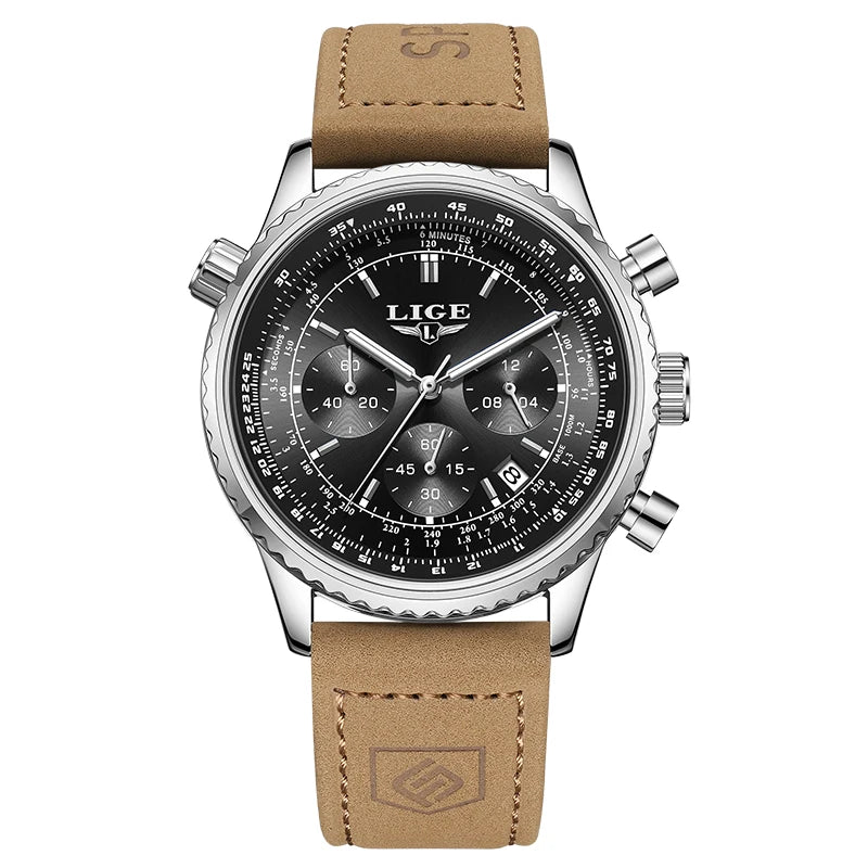 LIGE Emerald Chronograph Watch