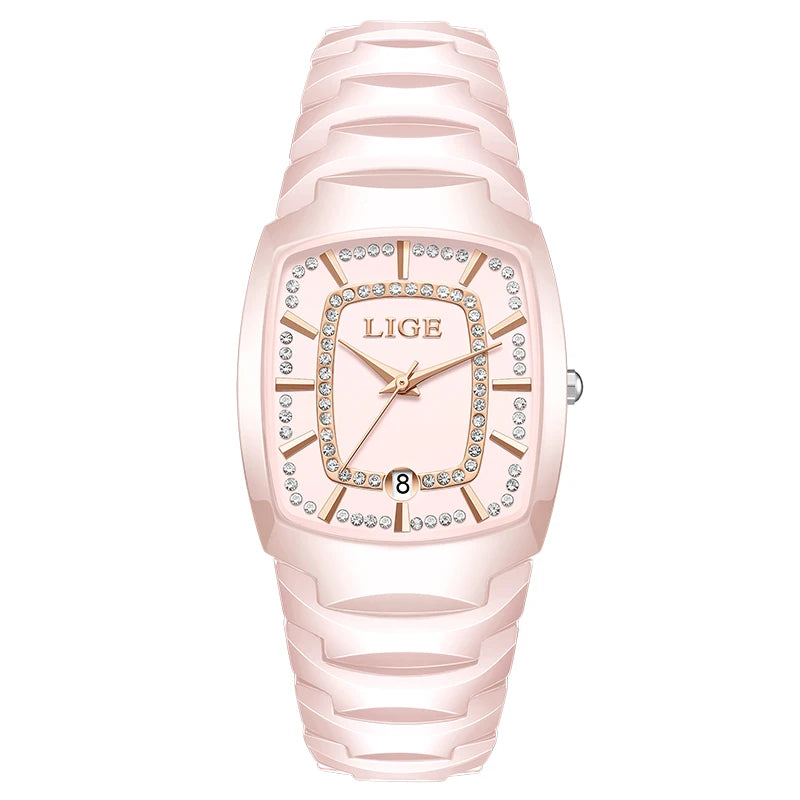 LIGE LuxeSquare™ Women’s Watch