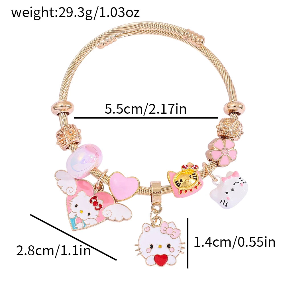 Sanrio Hello Kitty & Kuromi Charm Bracelet