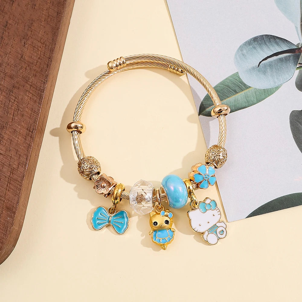 Sanrio Hello Kitty & Kuromi Charm Bracelet