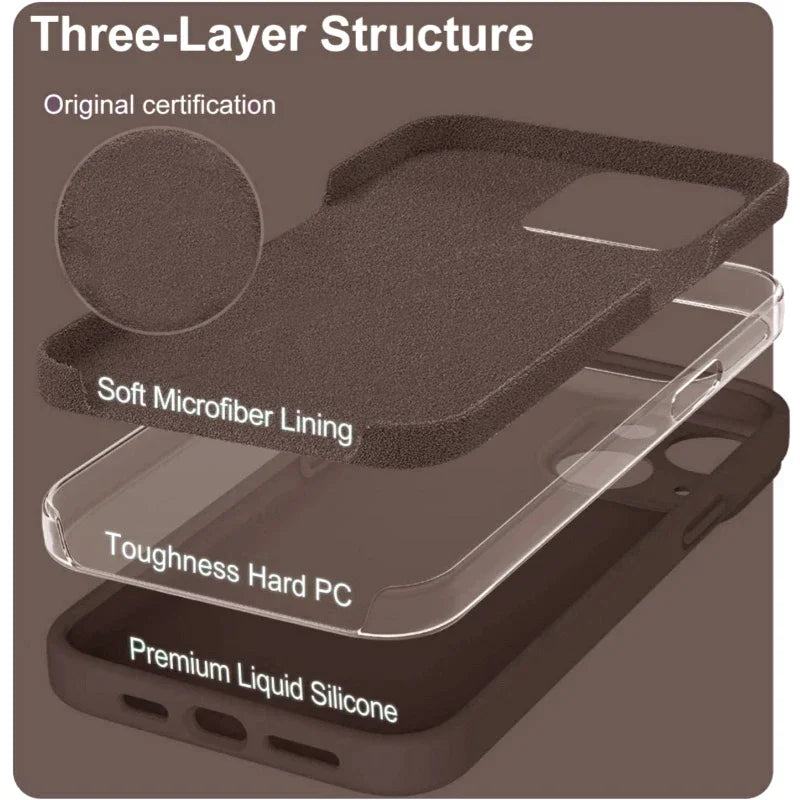 Multi-Color Liquid Silicone iPhone Case