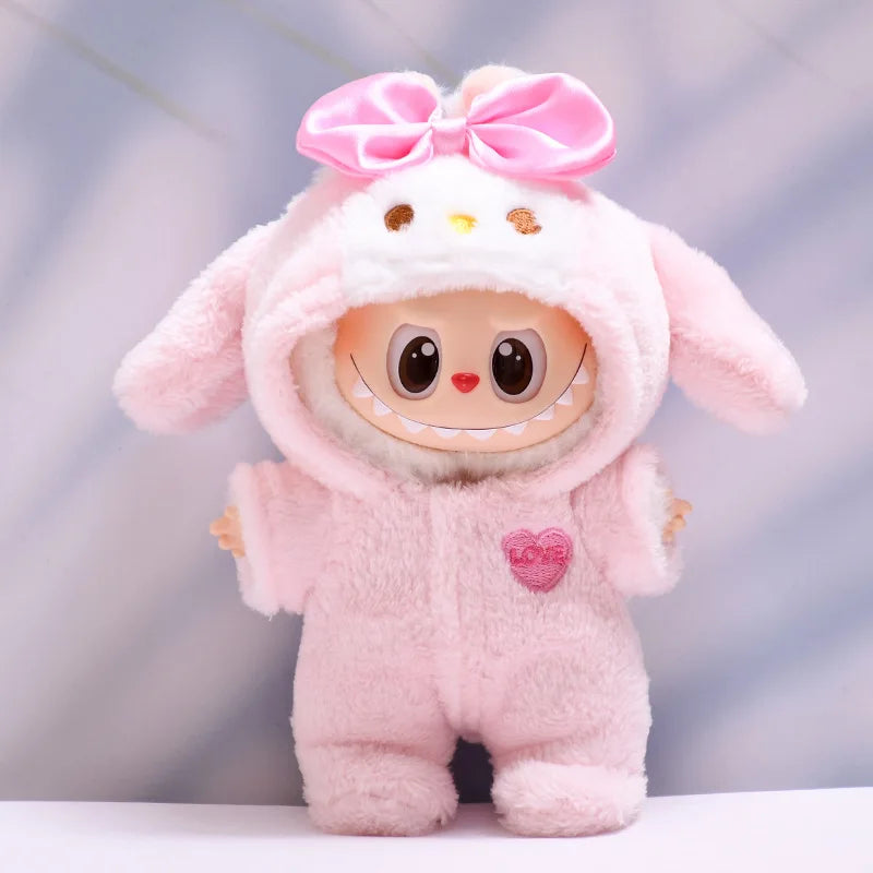 Mini Labubu – Bunny Dream Outfit Set (17cm Doll Clothes)