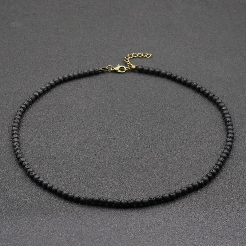 Natural Stone Men's Choker Necklace
