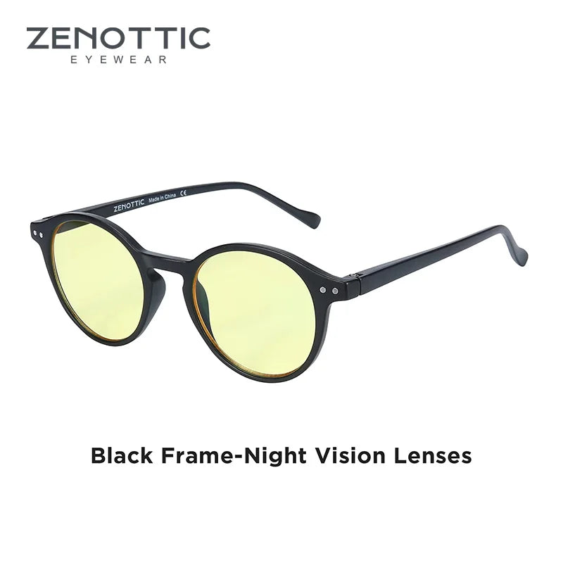 ZENOTTIC Retro Round Polarized Sunglasses – UV400 Protection