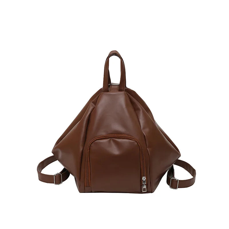 Soft Urban Triangle Backpack – Minimal & Versatile