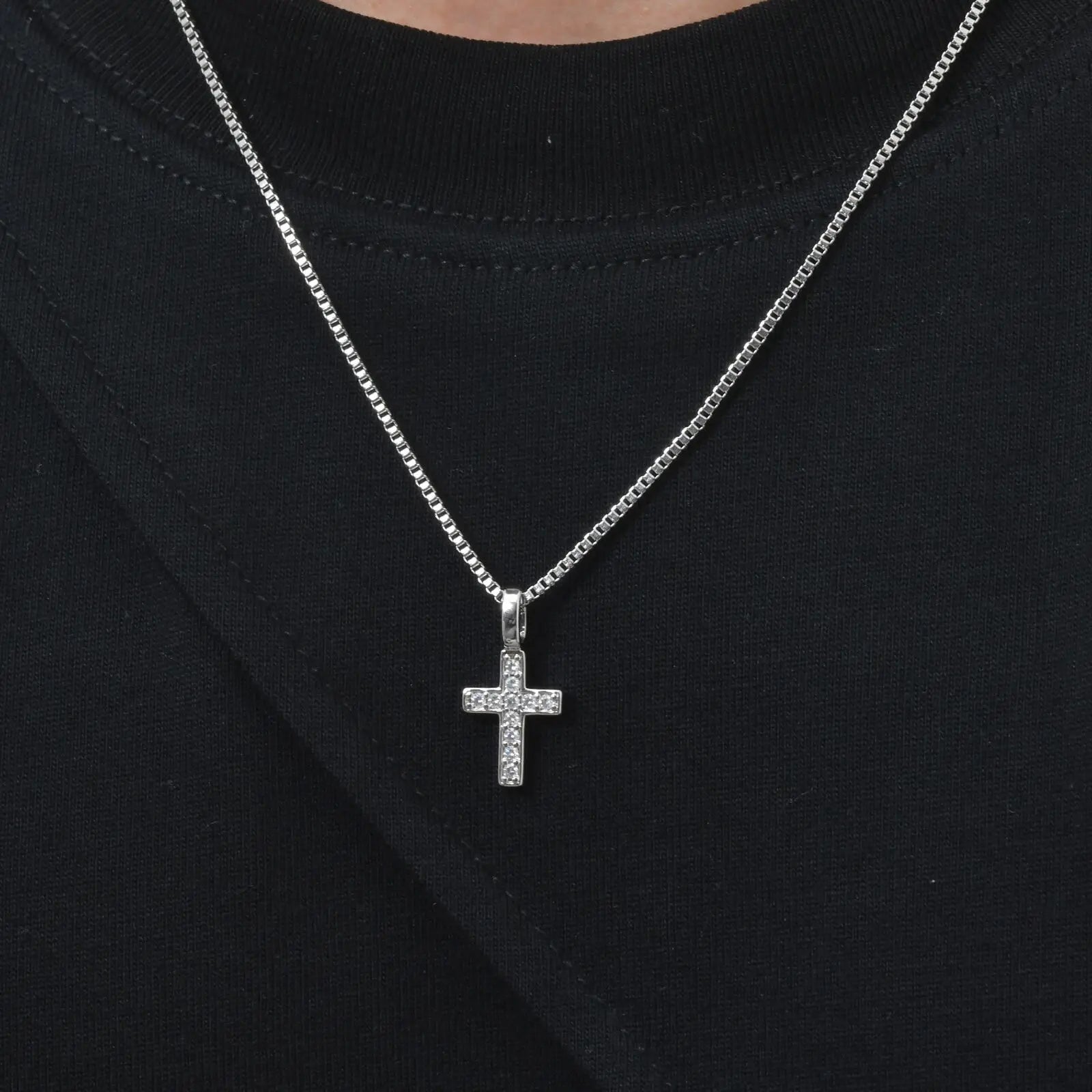 Vanguard Mini Cross Pendant Necklace