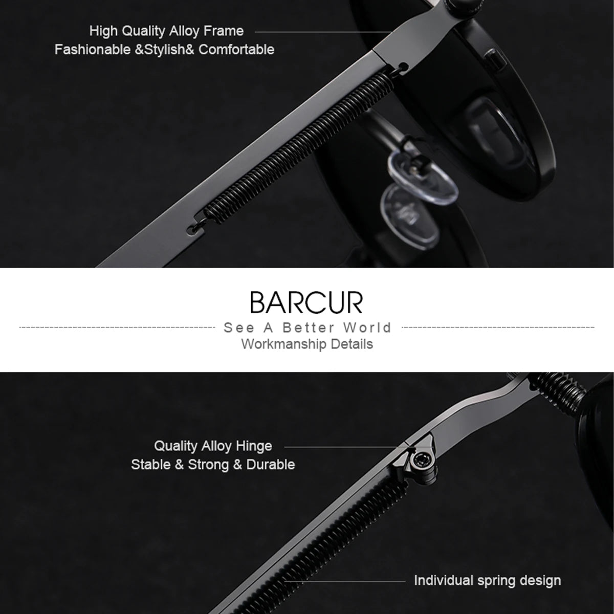Barcur Eclipse Round Polarized Shades
