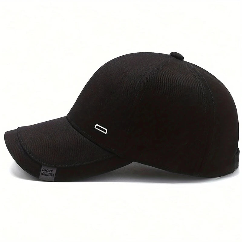Minimalist Buckle Label Baseball Cap