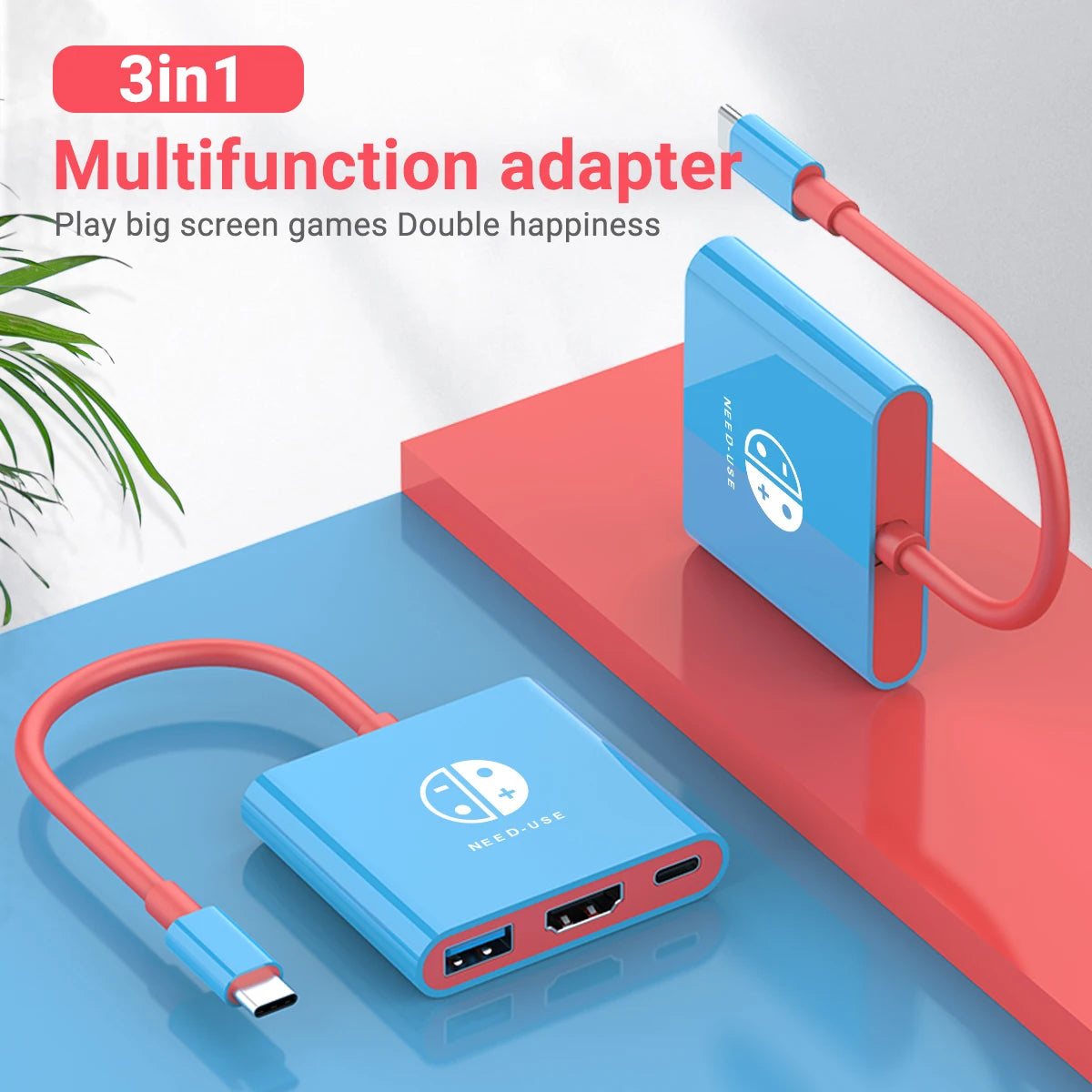 3-in-1 Portable Switch Docking Station
