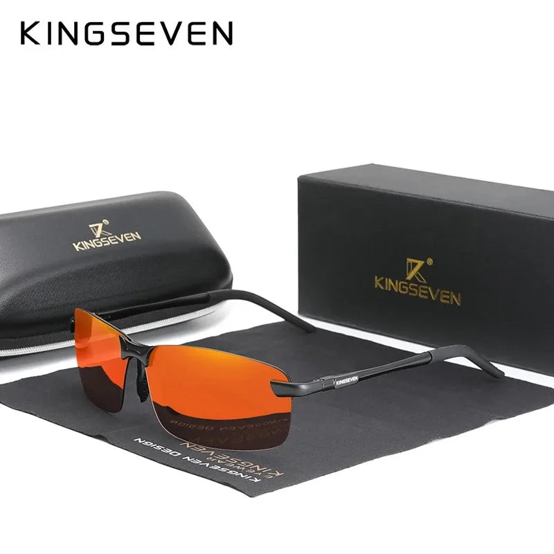 KINGSEVEN Men's Photochromic Polarised Sunglasses