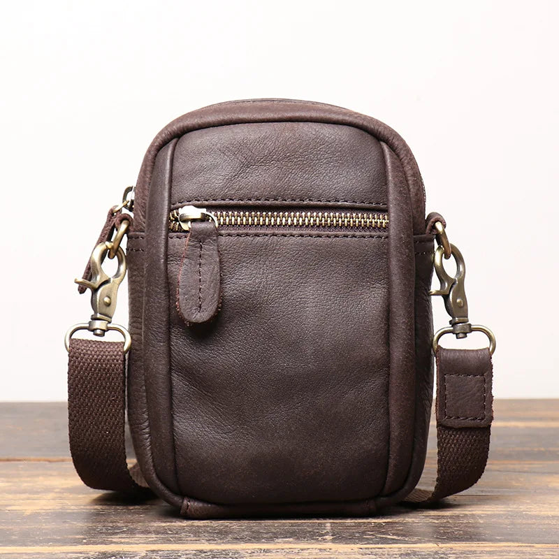 HeritageCraft™ Vintage Leather Shoulder Bag