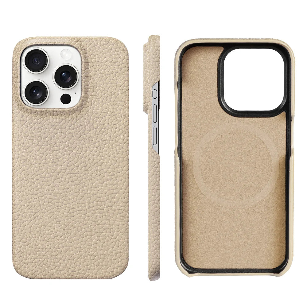 MagSafe Leather Case for iPhone 15/16 Pro Max