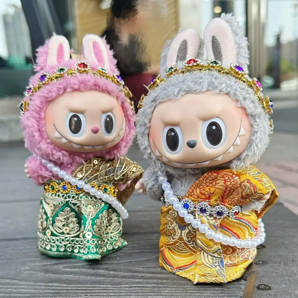 Labubu Thai Elegance Outfit – Traditional Style Dress (for V1/V2/V3 Dolls)