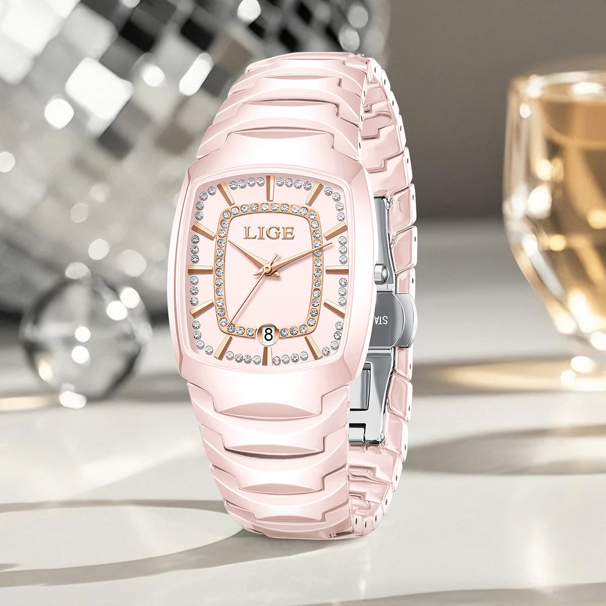 LIGE LuxeSquare™ Women’s Watch