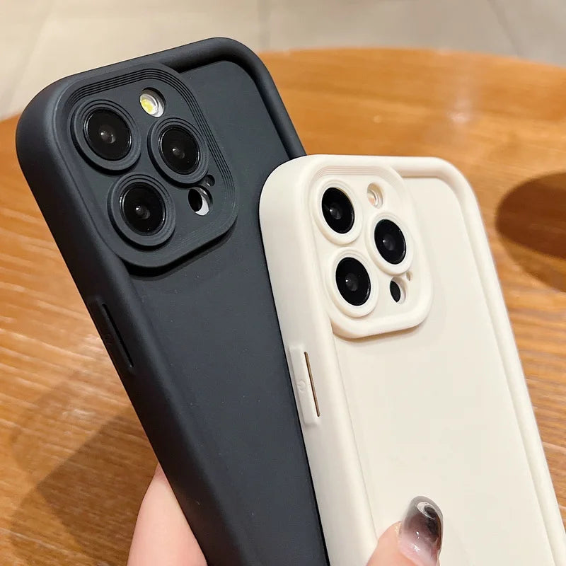 Matte Candy Colour TPU Case for iPhone 8–16 Series