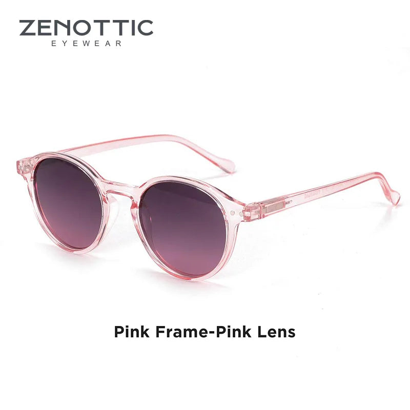 ZENOTTIC Retro Round Polarized Sunglasses – UV400 Protection
