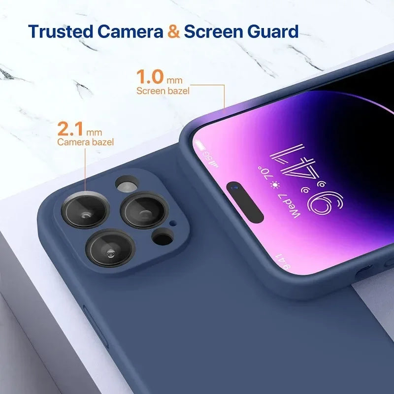 Multi-Color Liquid Silicone iPhone Case