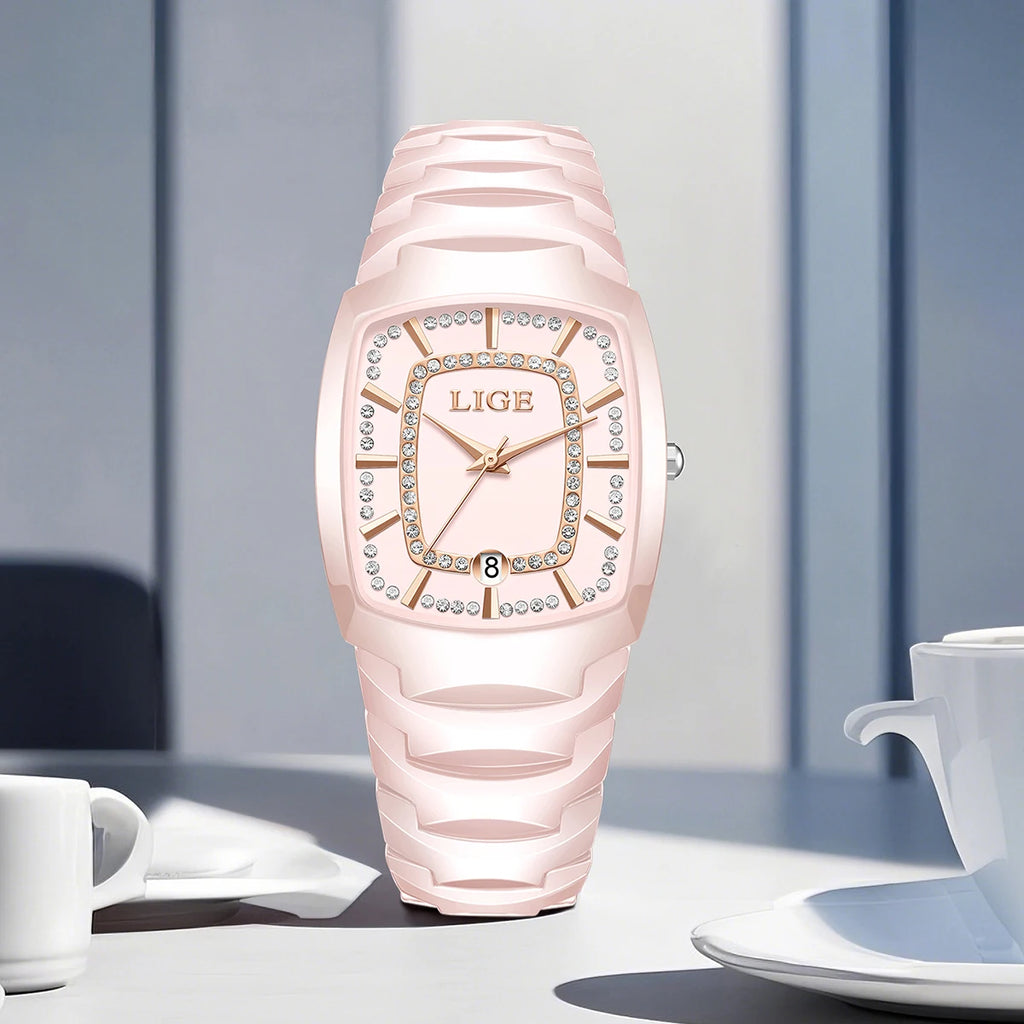 LIGE LuxeSquare™ Women’s Watch
