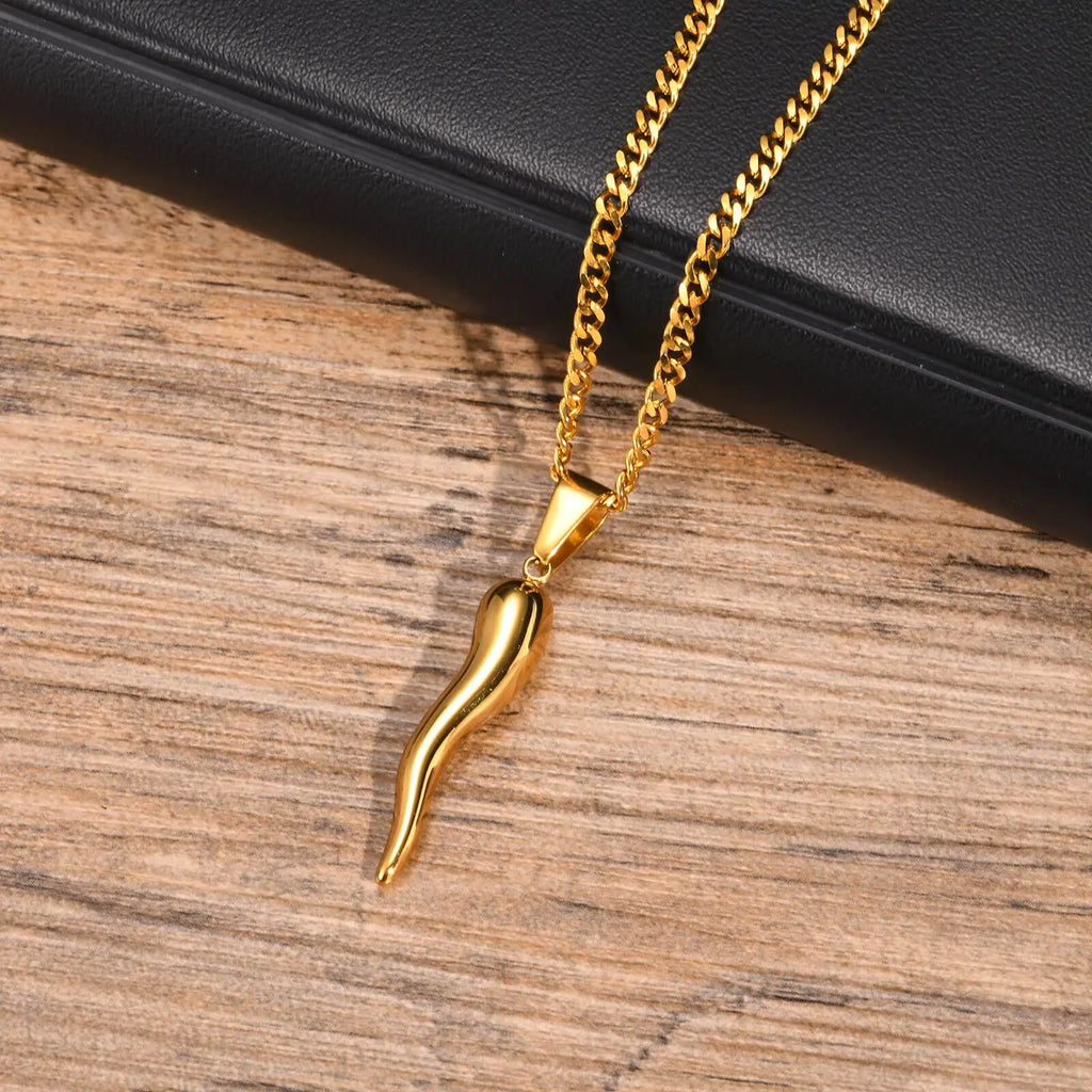 Cornicello Fortuna Necklace – Italian Horn