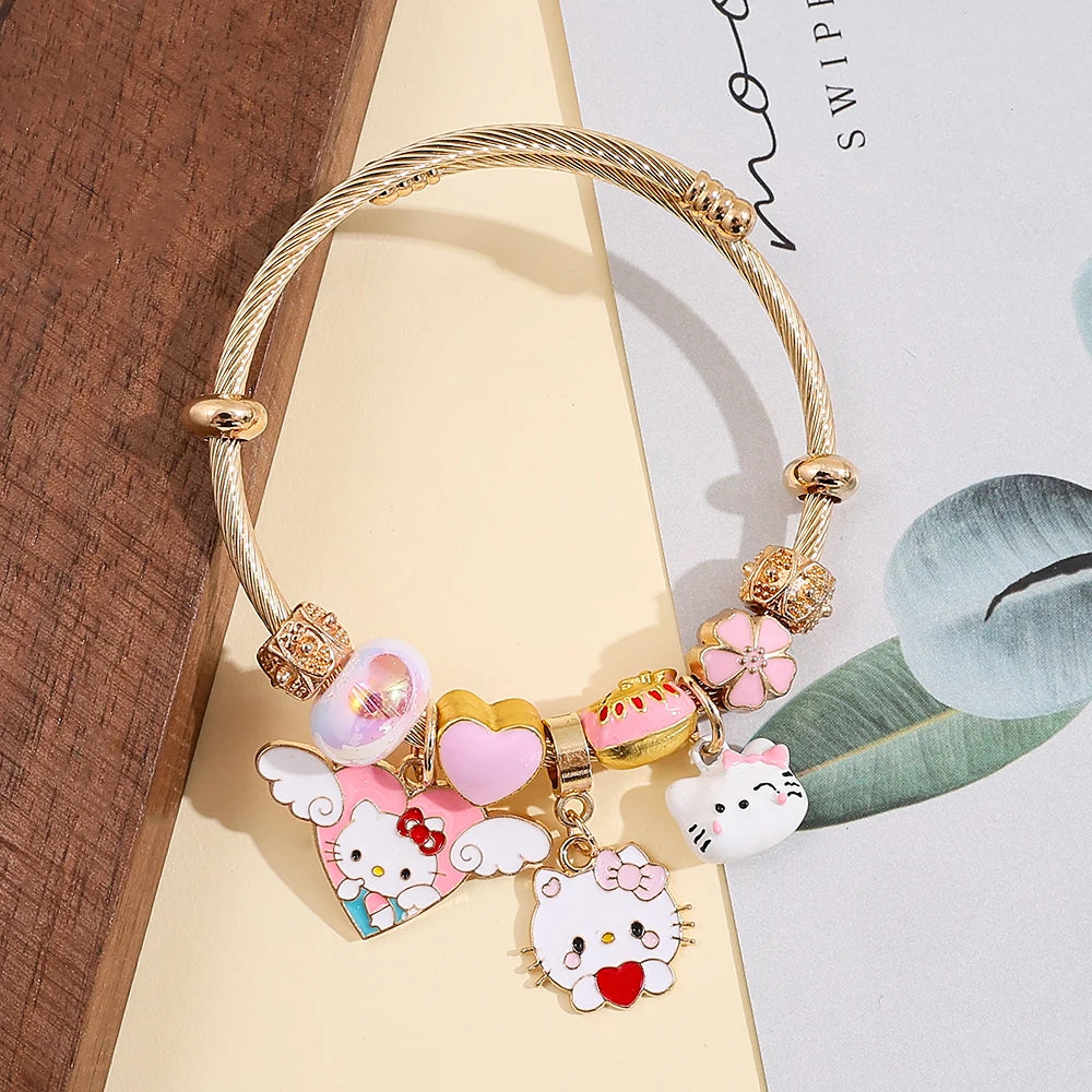 Sanrio Hello Kitty & Kuromi Charm Bracelet