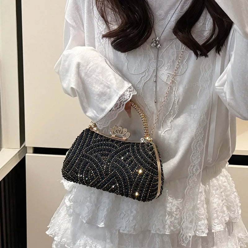 Luxury Rhinestone Evening Clutch