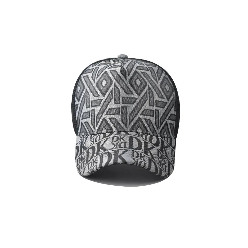 2025 UrbanEdge™ Plaid Mesh Baseball Cap – Unisex Summer Streetwear Essential